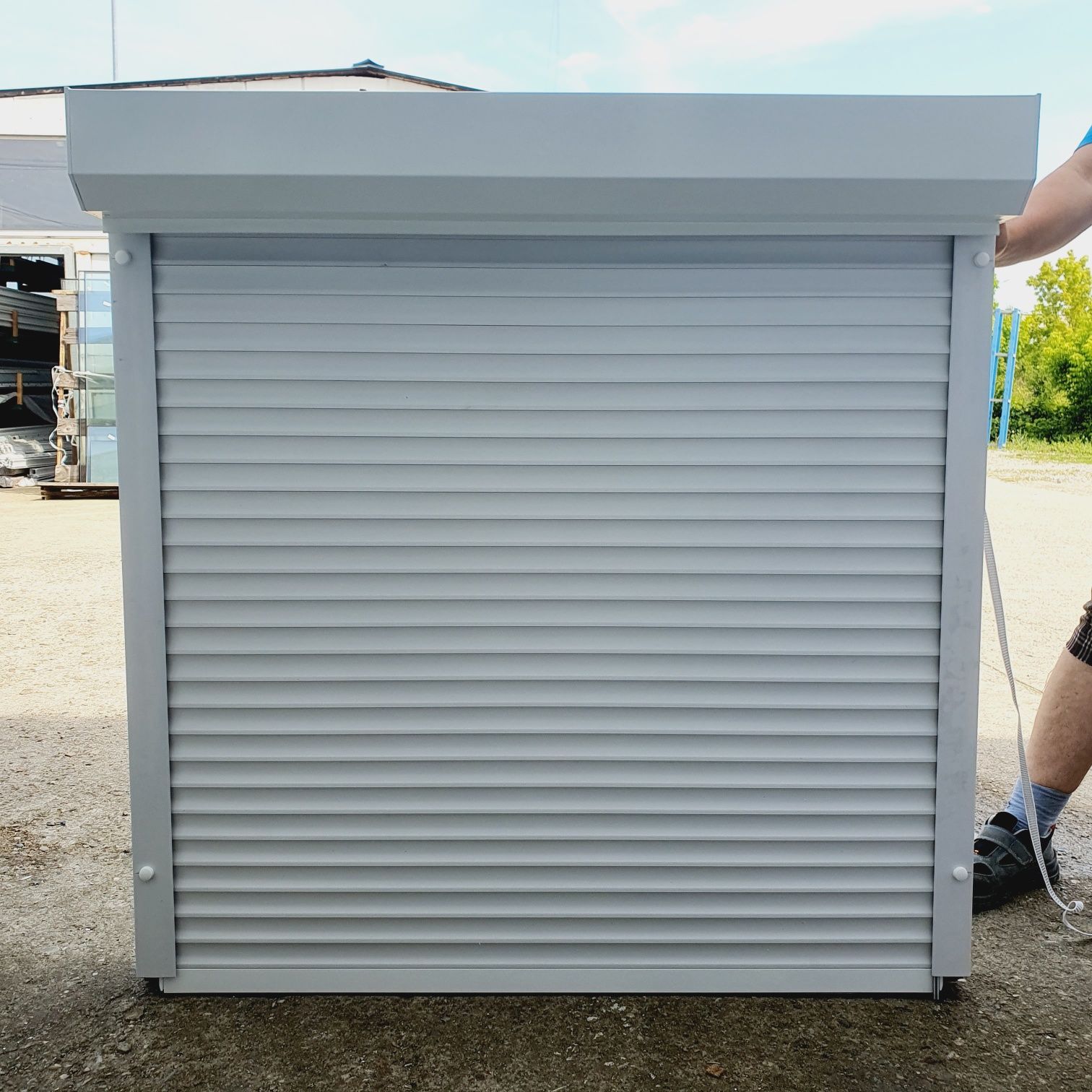 Ferestre noi termopan Pvc cu roleta disponibil stoc 
- alb cu 6 camere