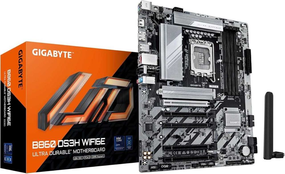 Комбо процессор ultra 5 225F + материнская плата полная  B860 + кулер