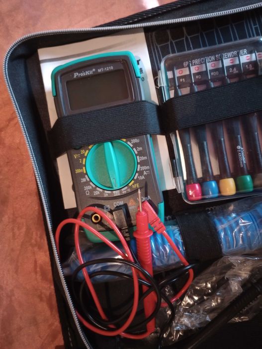 multimetru analogic ProsKit,nou,trusa masura si control