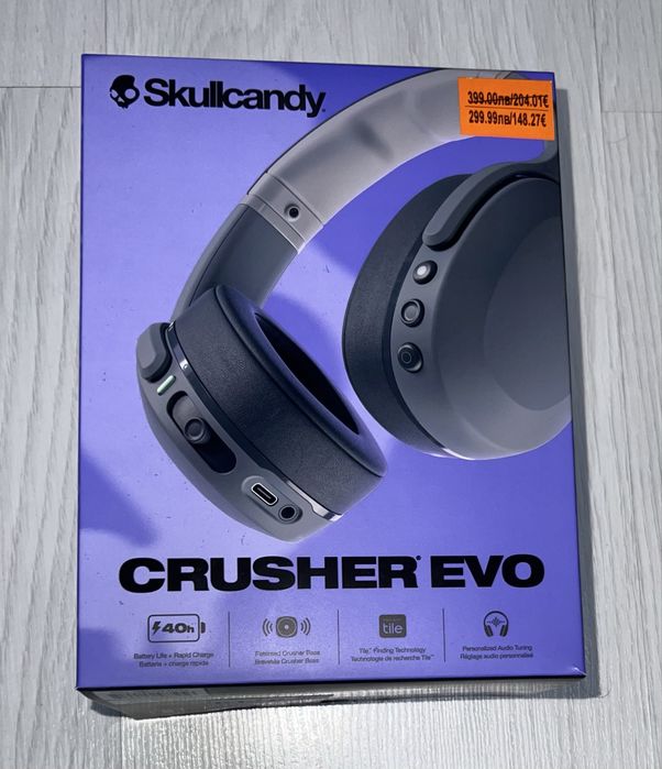 Skullcandy Crusher Evo Wireless с гаранция