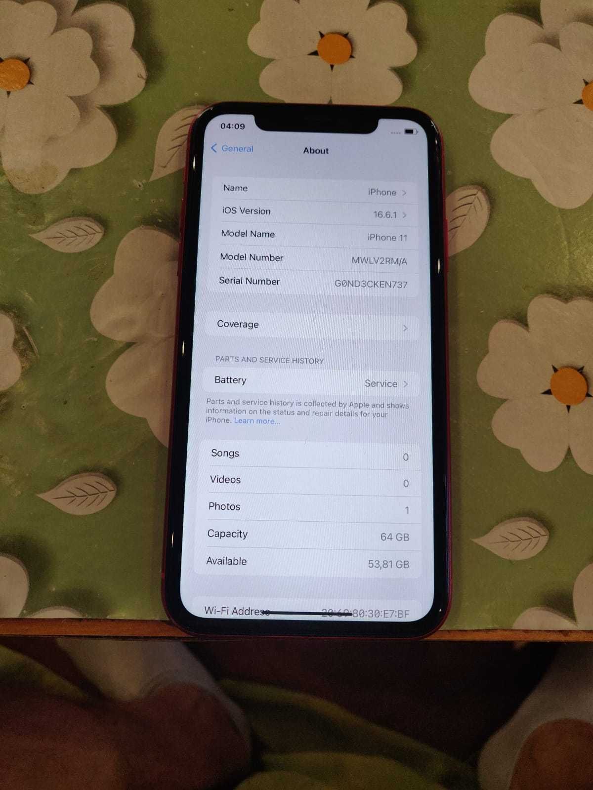 iPhone 11 64 GB RED