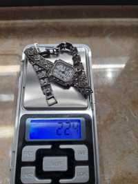 Ceas argint 925 cu marcasite