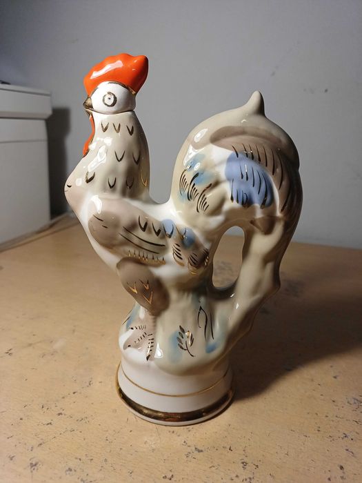 Украински порцелан. Сувенир от бутилка петел