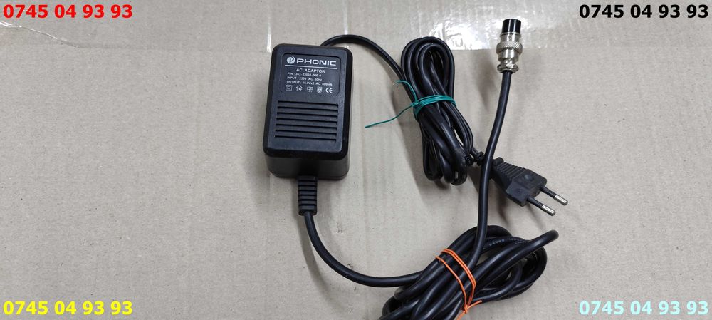 alimentator MIXER PHONIC 3 pini 16.8v x 2 alternativ cu proba