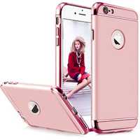Husa Iphone 6 Plus/6S Plus ofera protectie 3in1 Ultrasubtire - Rose