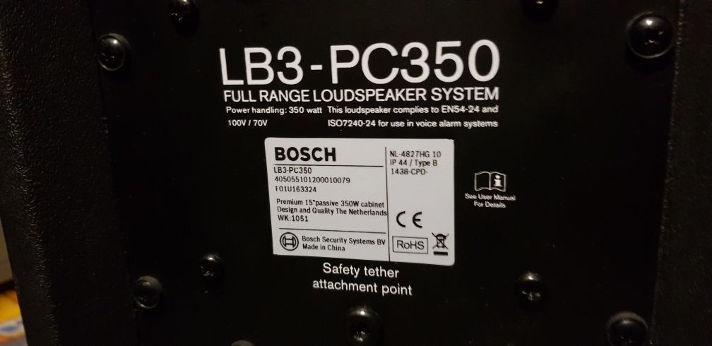Boxa audio profesionala Bosch LB-3 PC 350