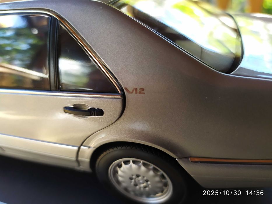 1:18 Метален модел на Mercedes Benz S600 /W140/ - Норев