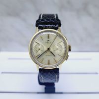 Ceas Tell Incabloc Chronograph, Vintage, cu Aur de 18k, ZEUS Amanet