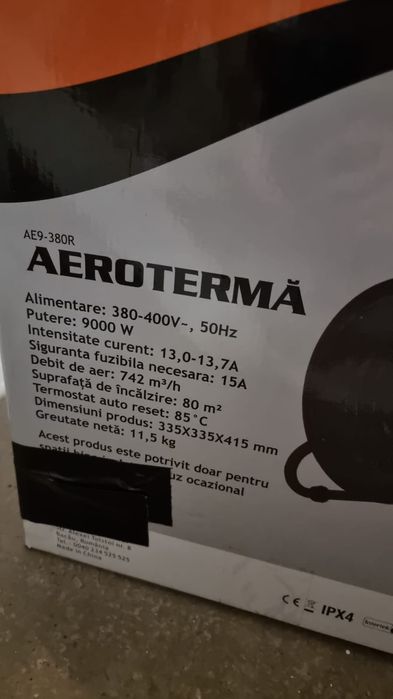 Aeroterma Paxton 9kw