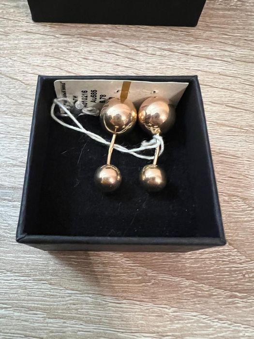 Продам золотые сережки