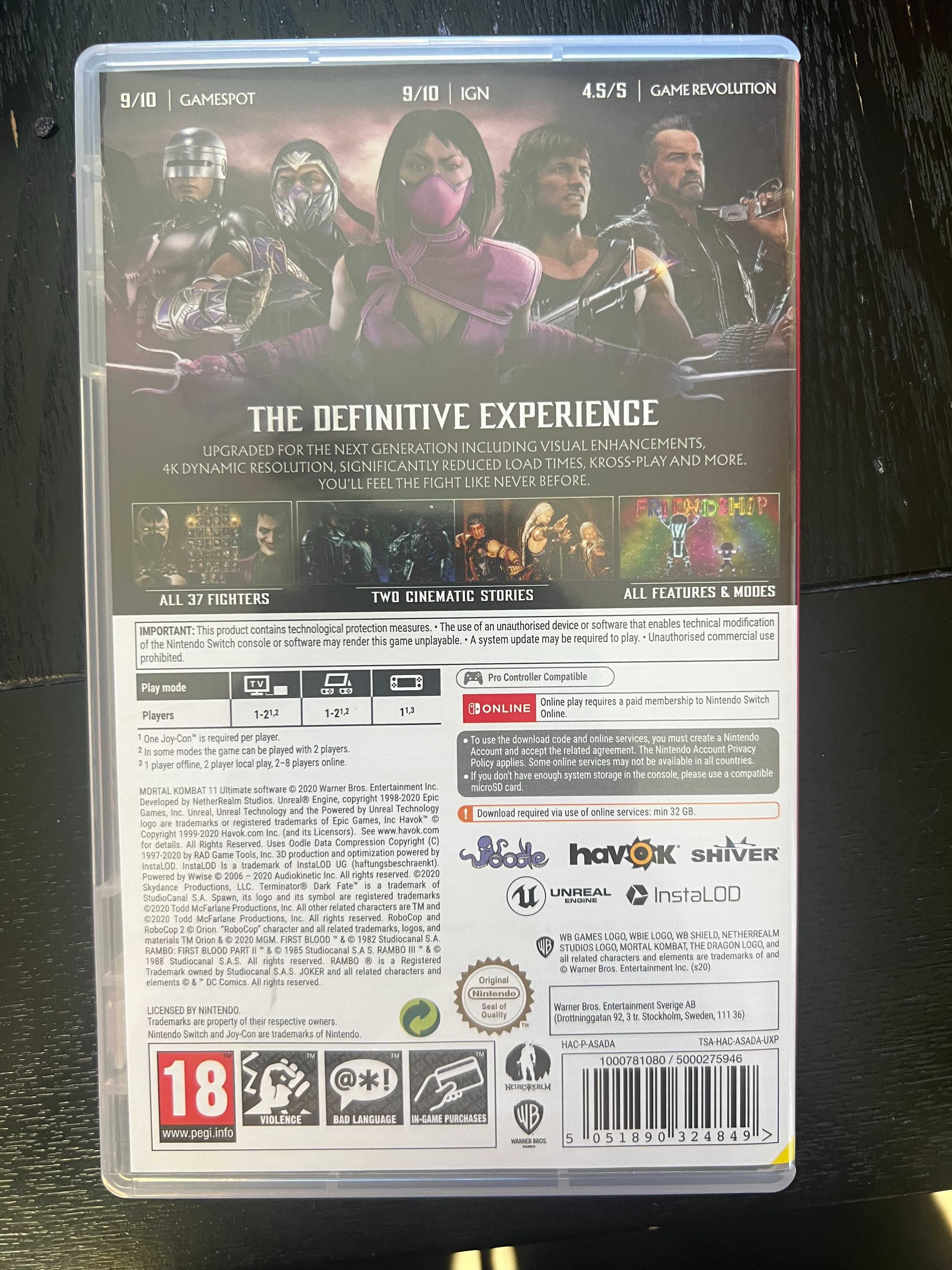 Продавам Mortal Kombat 11 Ultimate Edition - чисто нова
