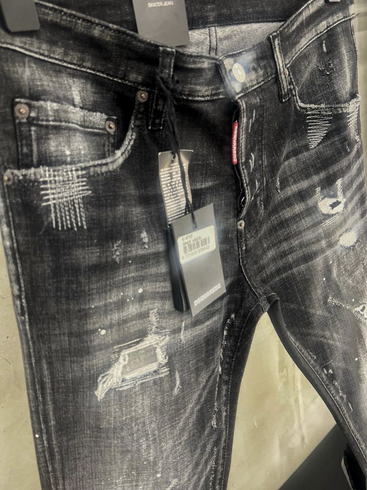 Blugi dsquared2 negrii colectia noua top