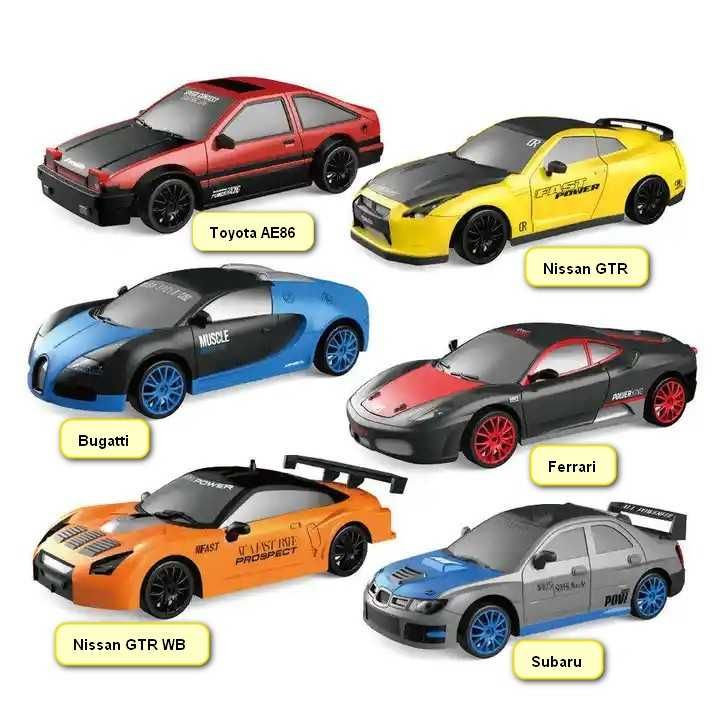 RC Дрифт кола - различни модели.4WD.LED фарове. Количка с дистанционно