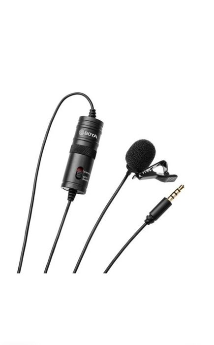 Микрофон брошка BOYA BY-M1, 3.5mm жак