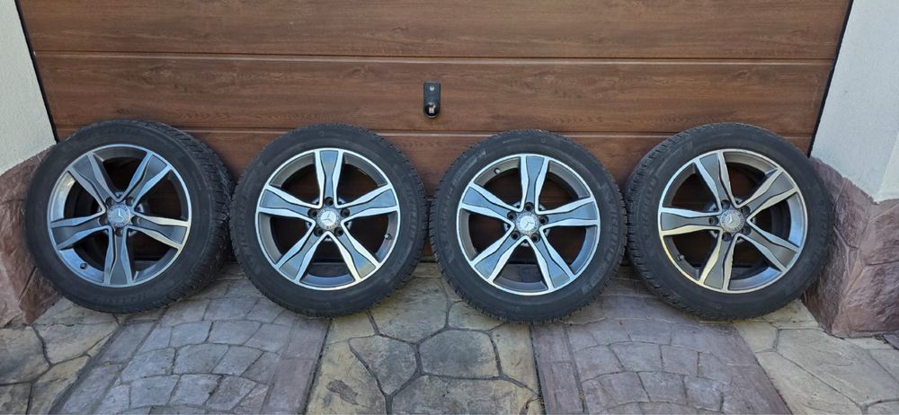 Jante mercedes C Class W205, anvelope iarna Michelin Alpin 6 225/50/17