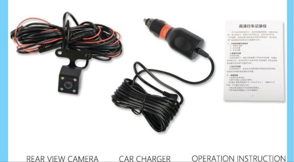 Видеорегистратор-огледало с камера за задно виждане К555 – AC84