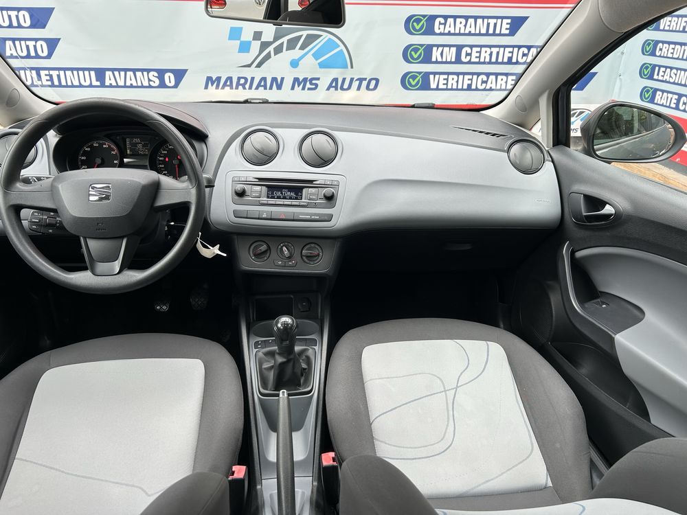 Seat ibiza 2014 1.2 benzina Rate doar cu buletinul garantie 12 luni