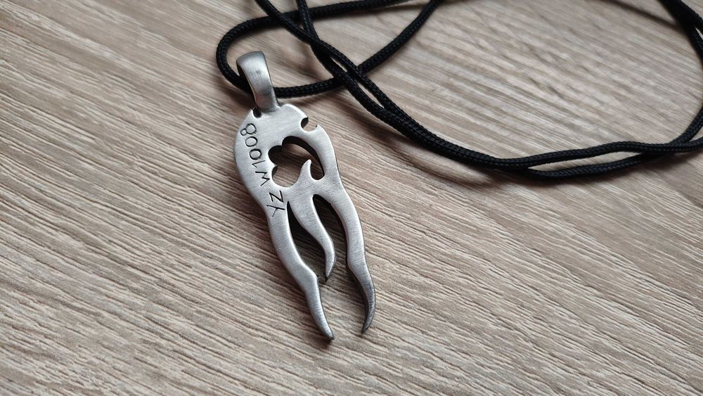 Pandantiv flame inox