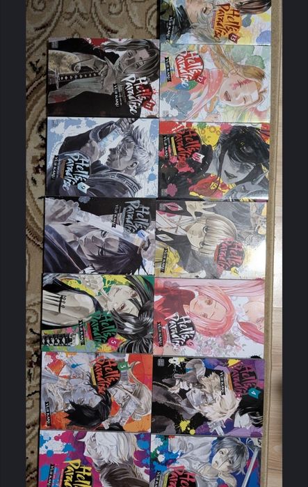 Manga: Chainsaw Man, Berserk, Hell's Paradise etc