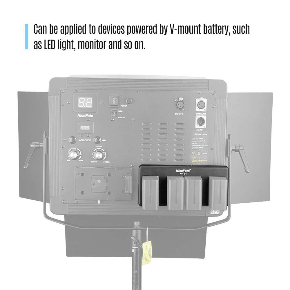 Np-f към V mount. Адаптер за 4 бр. батерия. Снимки. Видео. Камера.