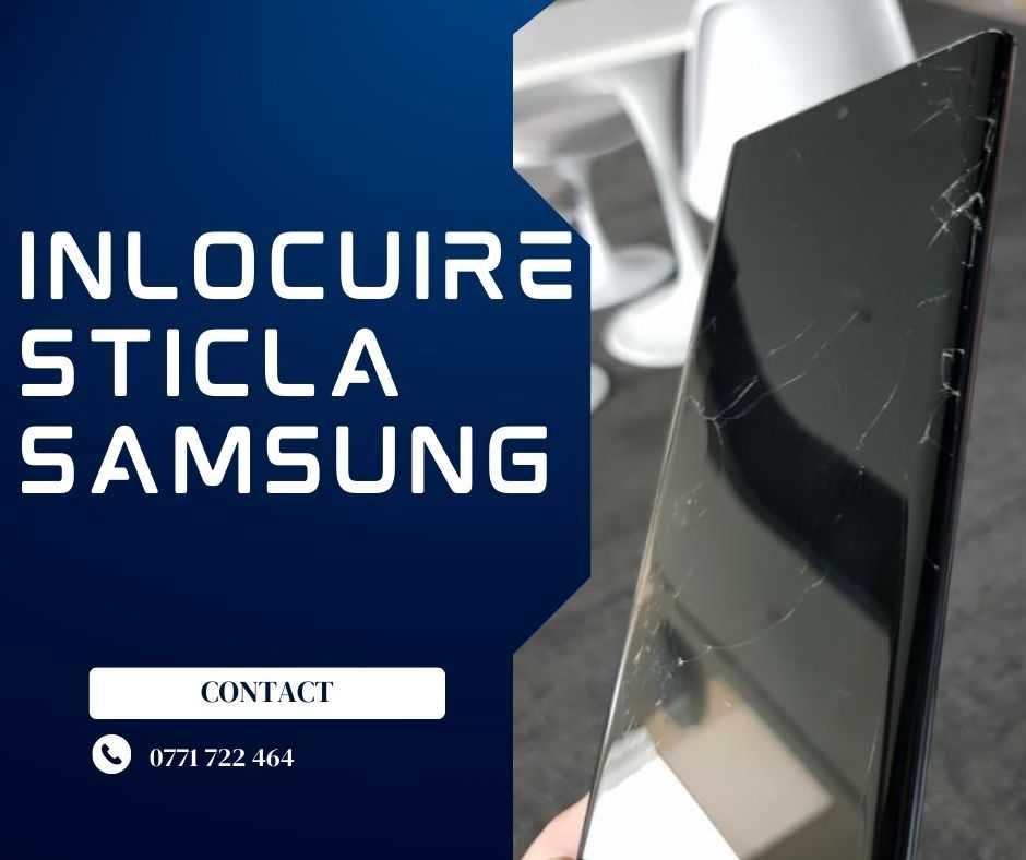 Ecran Sticla Geam Display Samsung S10 S10 Plus Note 8 Note 9 Montaj