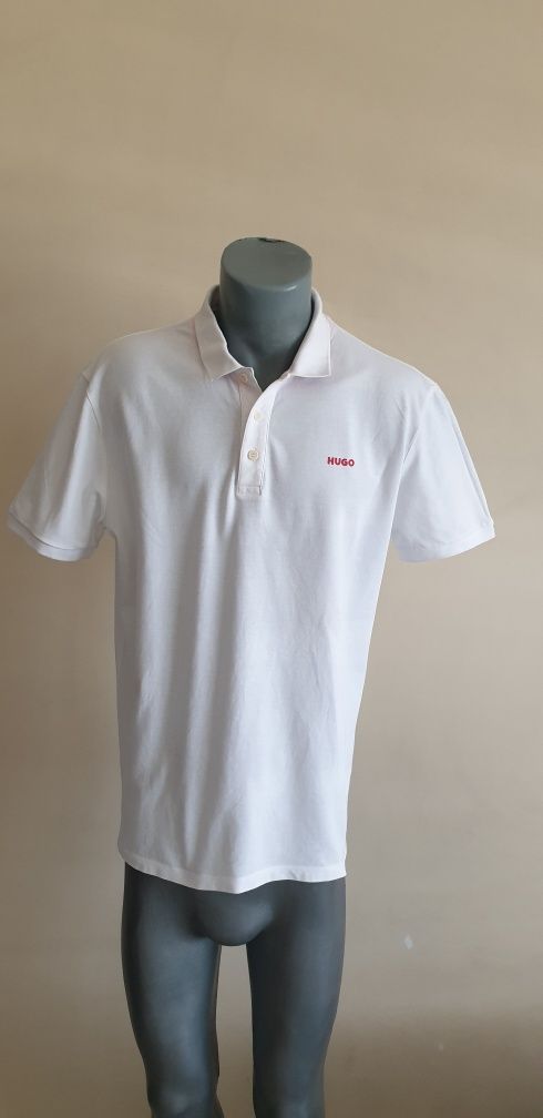 Hugo Boss HUGO Donos 222 Pique Cotton Regular Fit  L ОРИГИНАЛНА Тениск