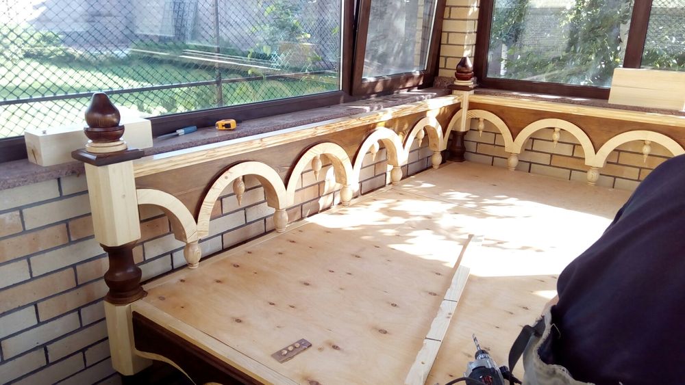 Столярный цех лестницы двери арки мебель шпон дуб конструкции