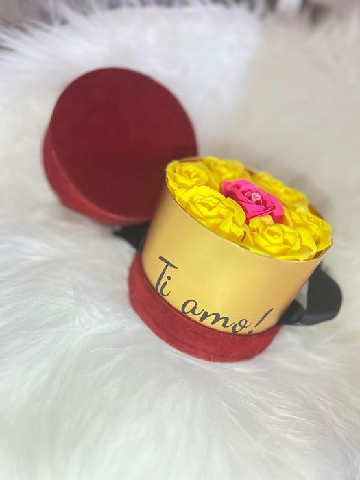 Realizez buchete din trandafiri de sapun