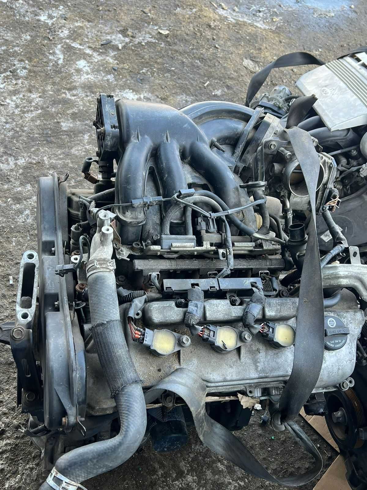 мотор 1MZ 3.0, 3MZ vvti 3.3 двигатель и коробка