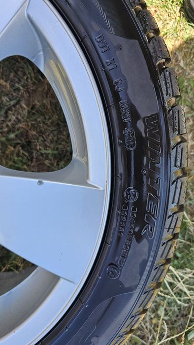 Cauciucuri iarna, Jante BMW cu 4 cauciucuri Pirelli SottoZero 3 Iarna