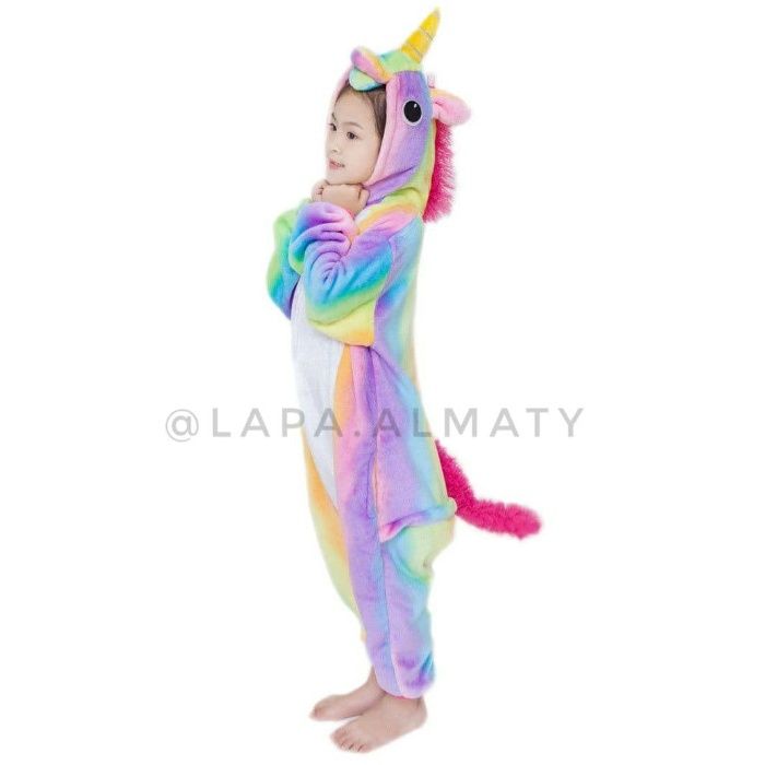 Пижамы кигуруми Радужный Звездный пони единорог кенгуру Пикачу Стич
