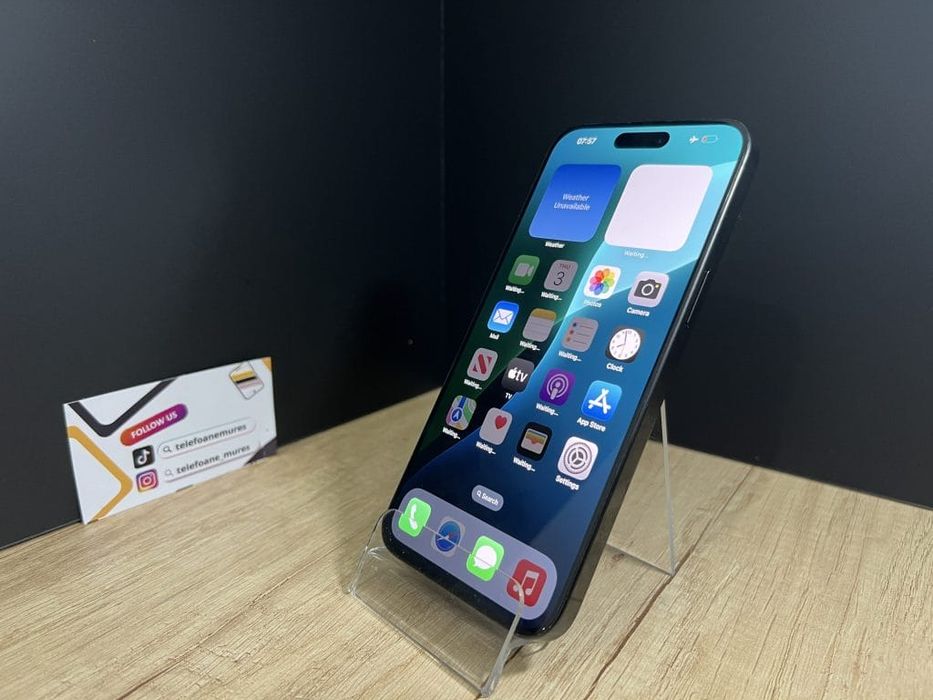 Iphone 15 Pro Max 256Gb Black Titanium 3 ani garanție, Telefoane Mureș