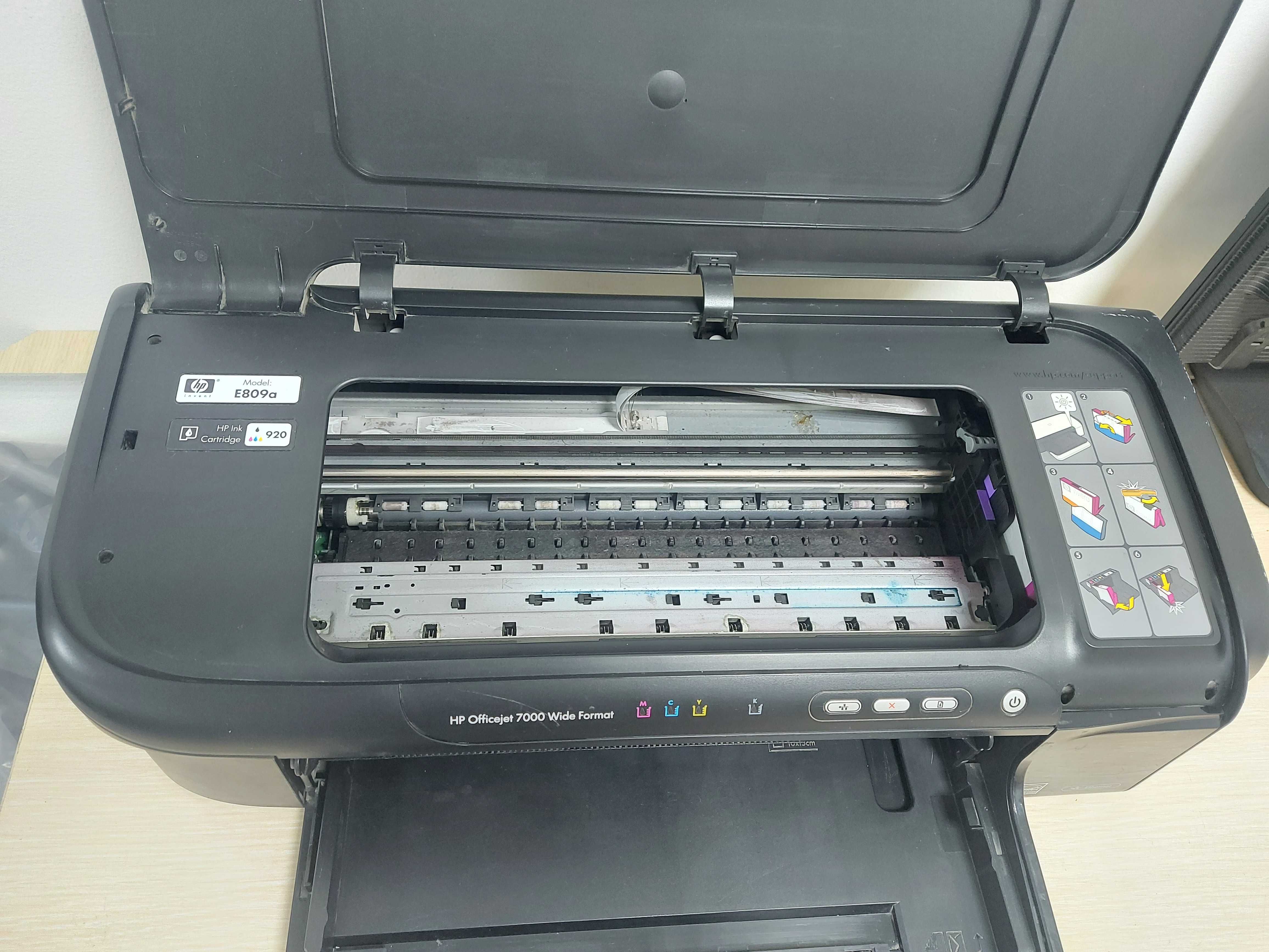 Принтер нерабочий HP OfficeJet 7000 Wide Format требуется профилактика