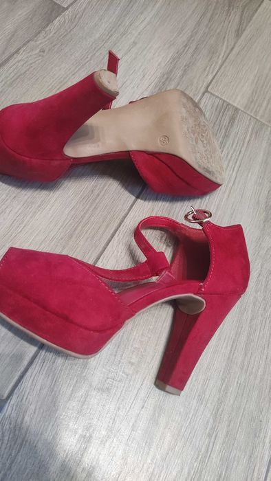 Pantofi dama eleganti, piele intoarsa, marime 36, 37