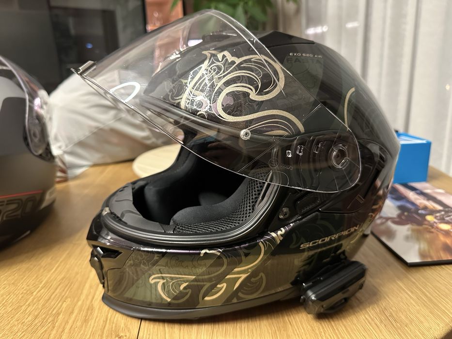 Casca moto Scorpion Exo 520 Marimea S + cardo