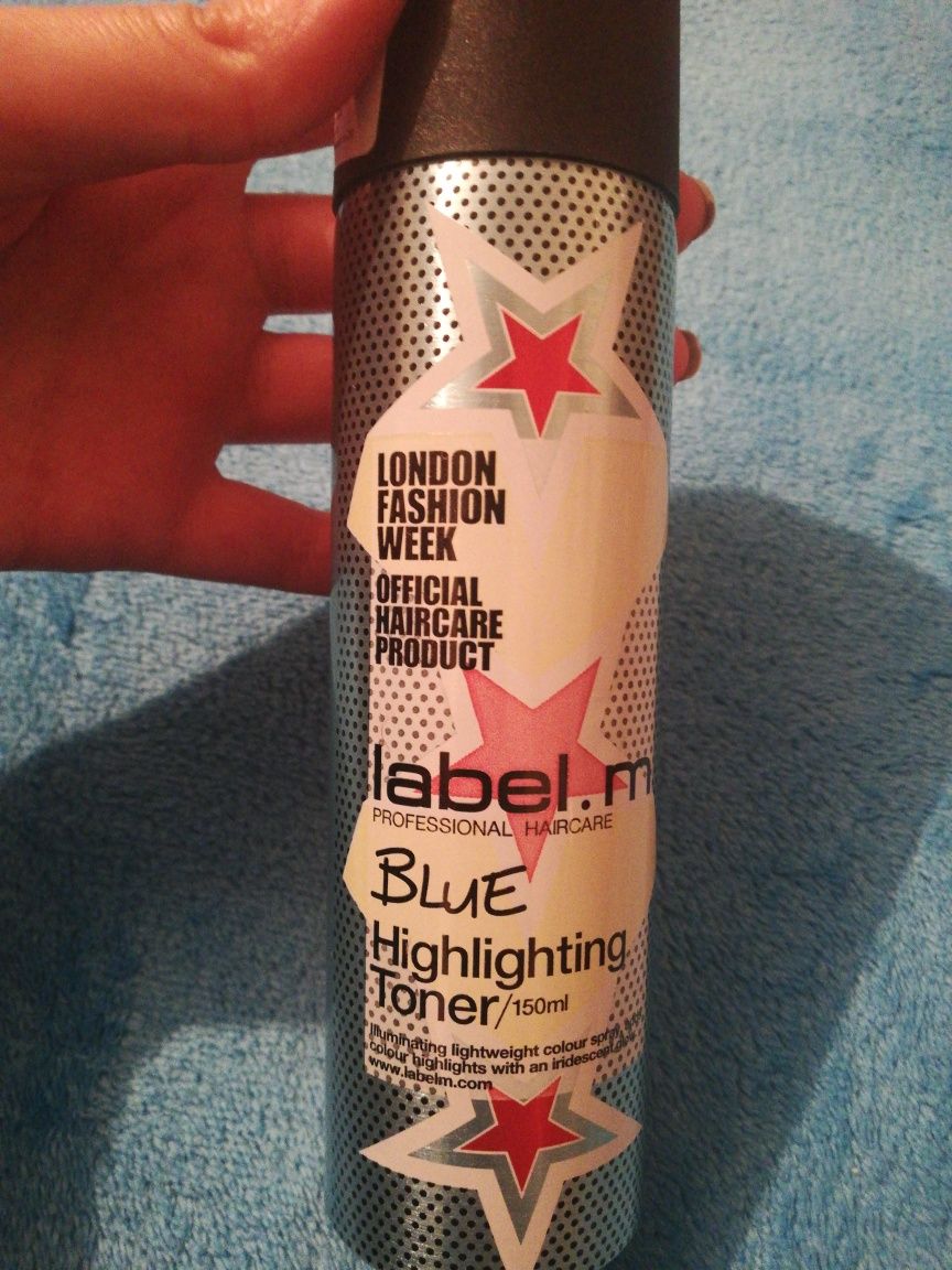 Spray Label. M nuantator Blue