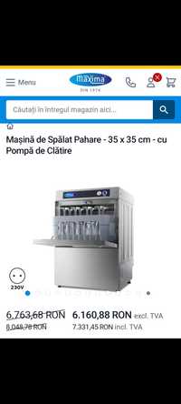 Masina de spalat pahare noua 4000 ron