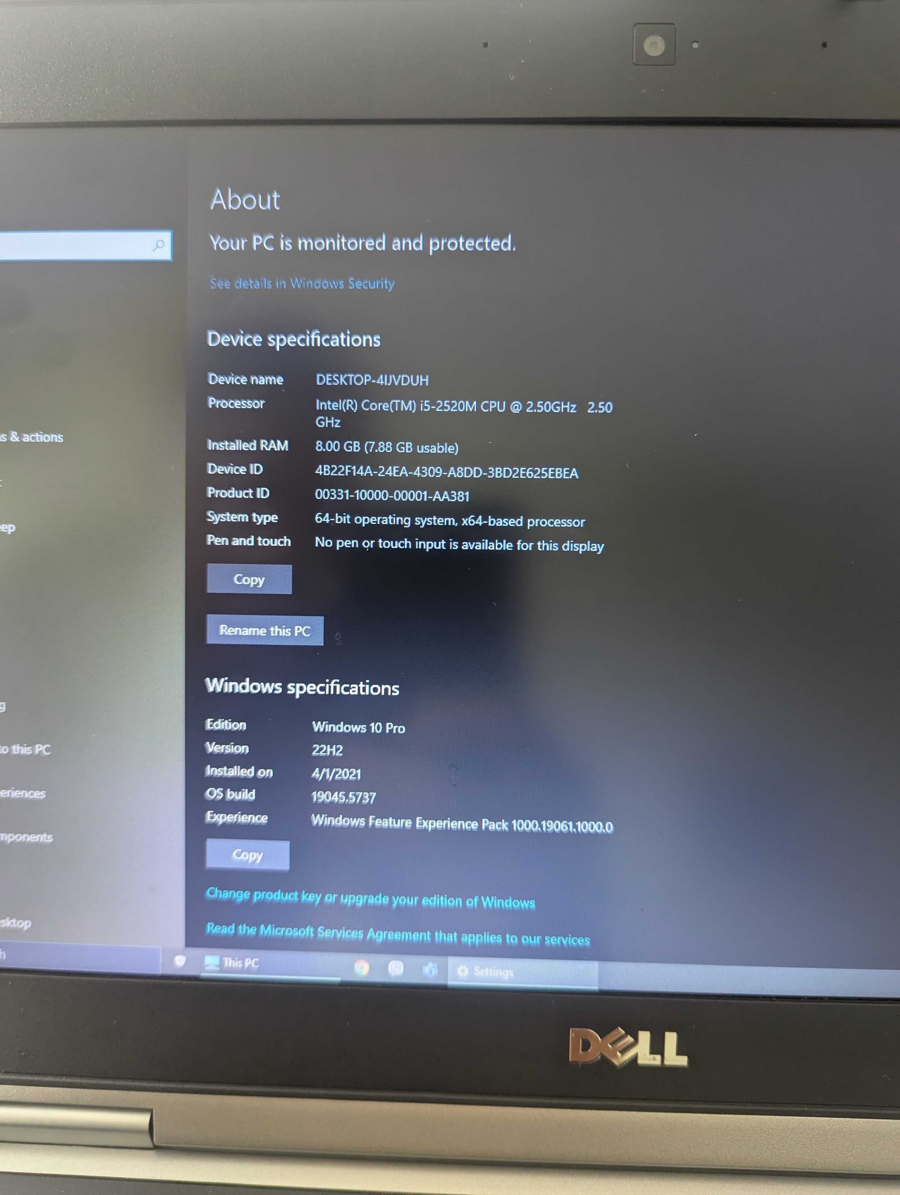 Dell Latitude e6420 i5 Core vPro, Win 10