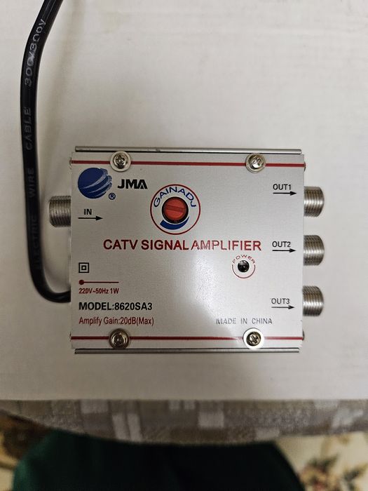 amplificator semnal TV 3 canale