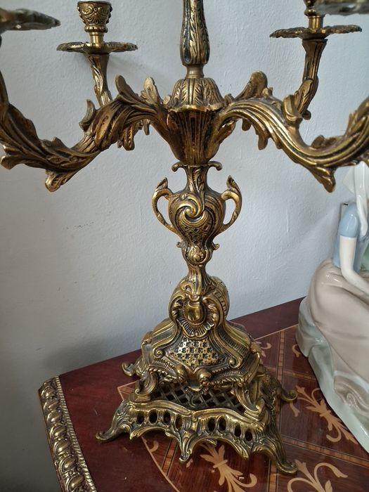 Бронзова   лампа