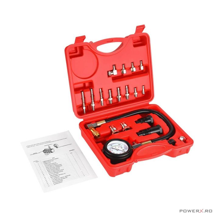 Tester masurare presiune, compresie pentru motoarele diesel, 0-70