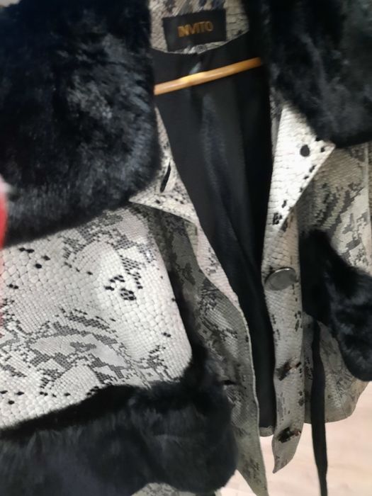 Куртка с натуральным мехом