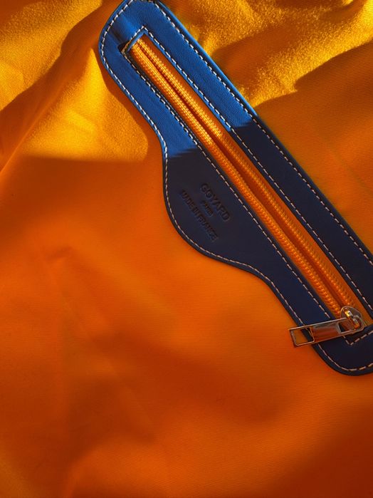 GOYARD Bowling Bag 55 Bleu Goyardine