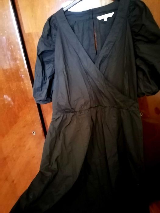 Макси черна рокля