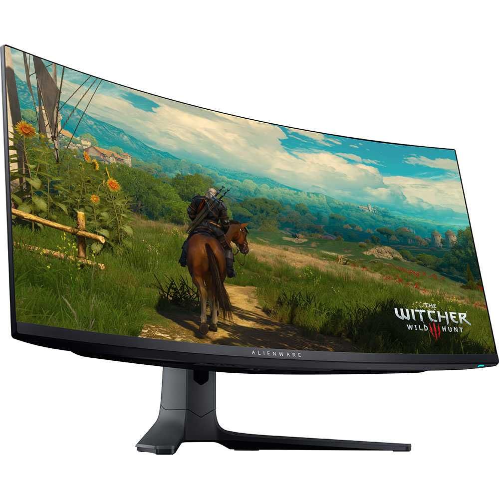 Monitor OLED Curbat Alienware 34-inch G-Sync 175Hz 0.1ms 1000nits 3Ani