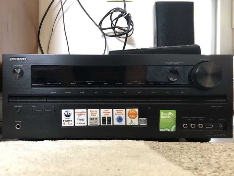 Receiver and 5.1 speakers Ресивър и 5.1 тонколони Onkyo HT-S6505