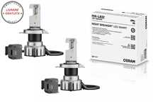 OSRAM NIGHT BREAKER LED SMART H4 64193DWNBSM Set 2 Becuri Auto Moto Omologare RAR- livrare gratuita