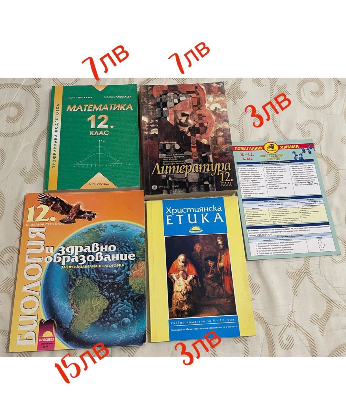 различни учебници