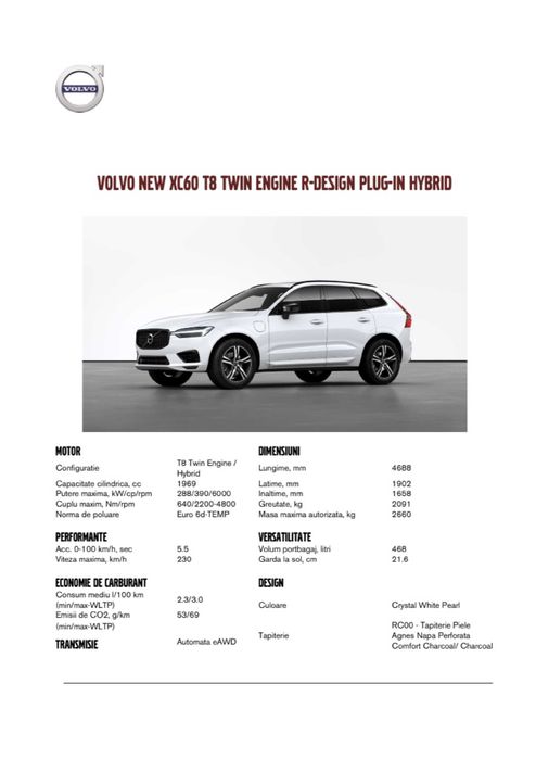 Volvo XC60 T8 Polestar Plug-in hybrid