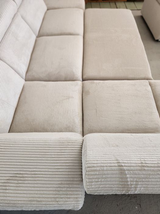 NOU Coltar L catifea 274cm cream